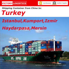 Expédition / fret maritime / fret maritime de Shenzhen / Guangzhou / Xiammen / Changhaï / Ningbo / Tianjin / Qingdao Chine à Istanbul / Mersin, Turquie